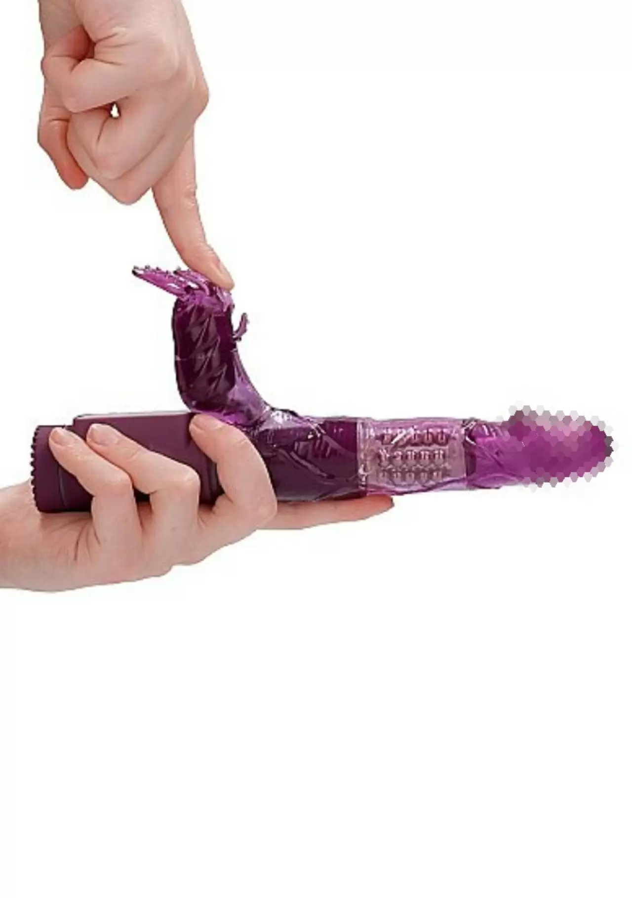 ВИБРАТОР КРОЛИК ROTATING BEETLE - фиолетовый