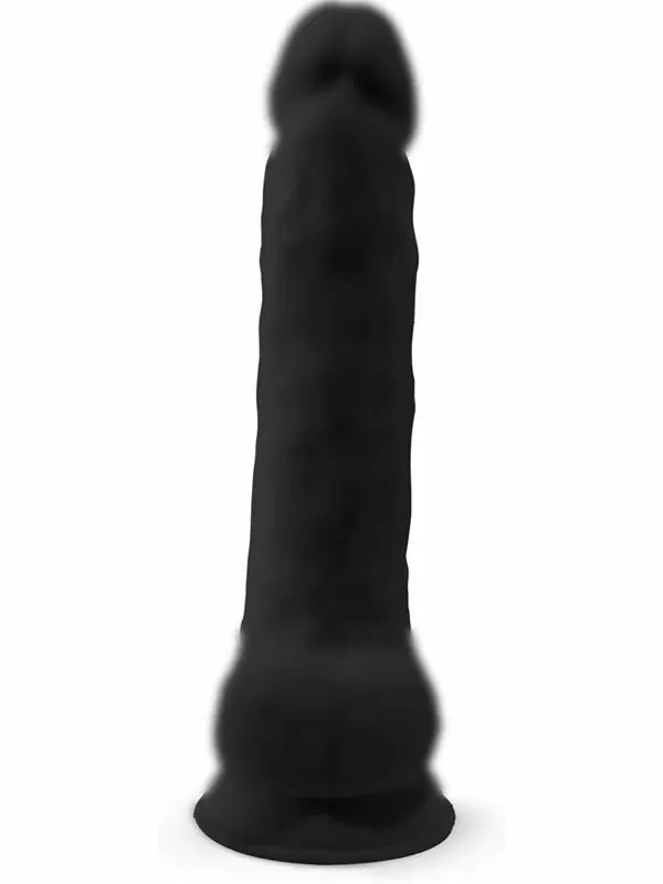 Реалистичный фаллоимитатор SILEXD Model 1, 38 см, силикон, черный