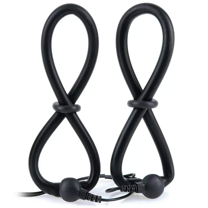 Электро-лассо Electro Loops для стимуляции эрогенных зон – черный