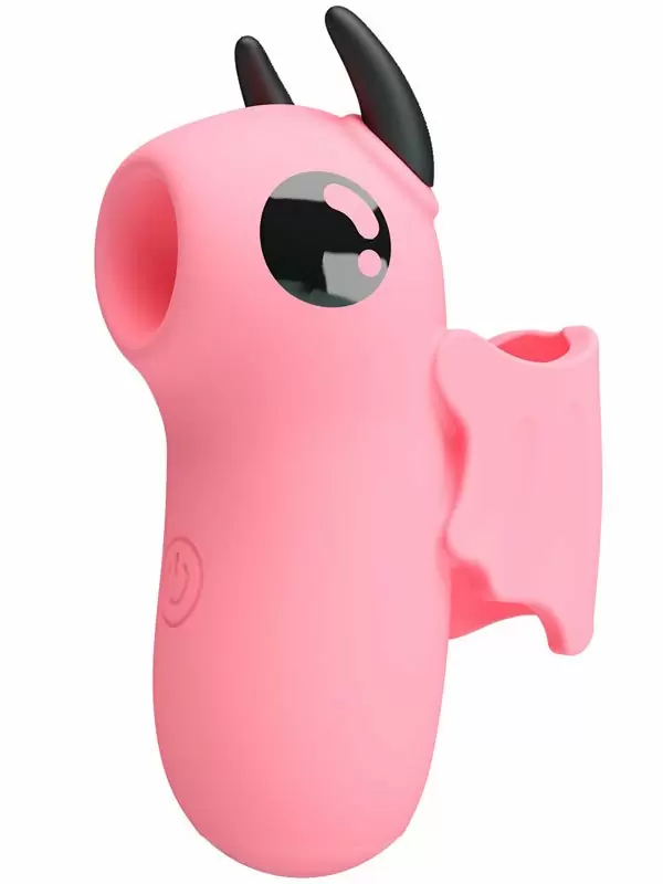 Вакуумный стимулятор клитора Baile Magic Devil, с электростимуляцией, 10 режимов, на палец