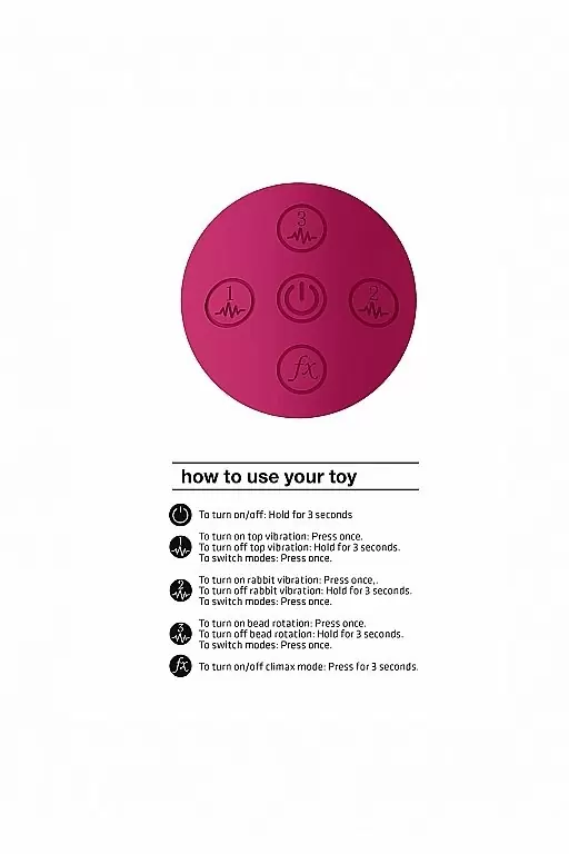 Изогнутый вибратор-кролик Izara со стимулирующими бусинами и функцией 