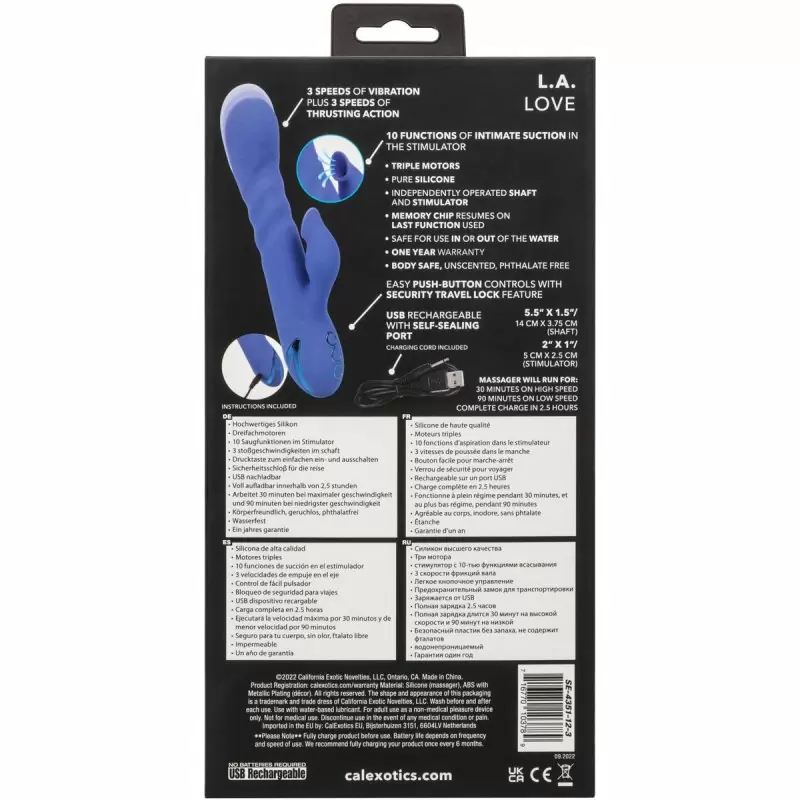 Вибратор-кролик California Dreaming L.A. Love