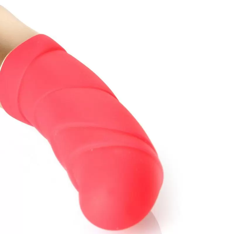 Стильный вибратор Fun Factory Flora, 6 режимов, 17 см, силикон, красный