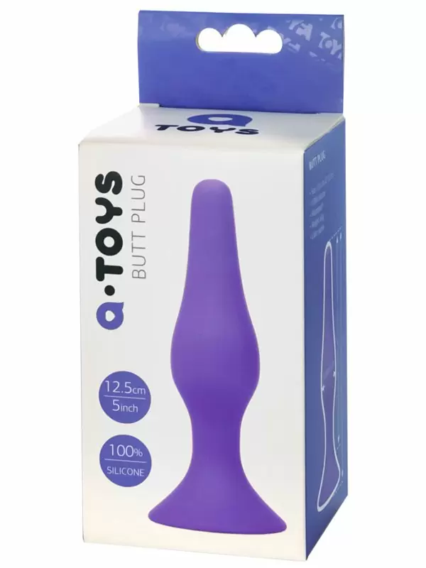 Анальная втулка TOYFA A-Toys 12,5 см – фиолетовый