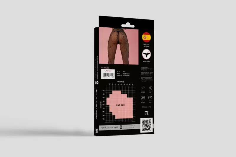 Колготы с рисунком Amor EL (S/L)