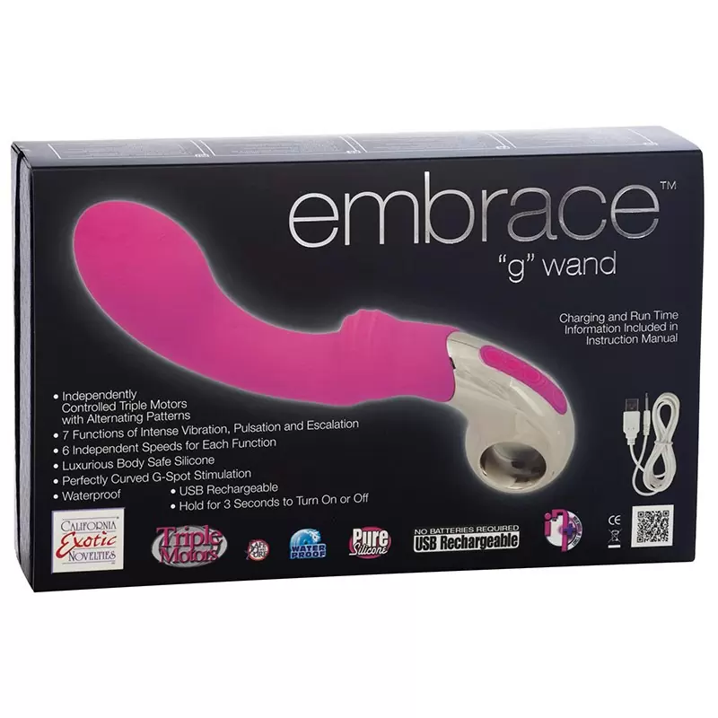 Вибромассажер G-точки Embrace “G” Wand – розовый