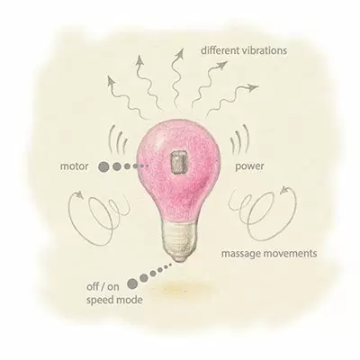 Эксклюзивный вибратор в форме лампочки GBulb - розовый