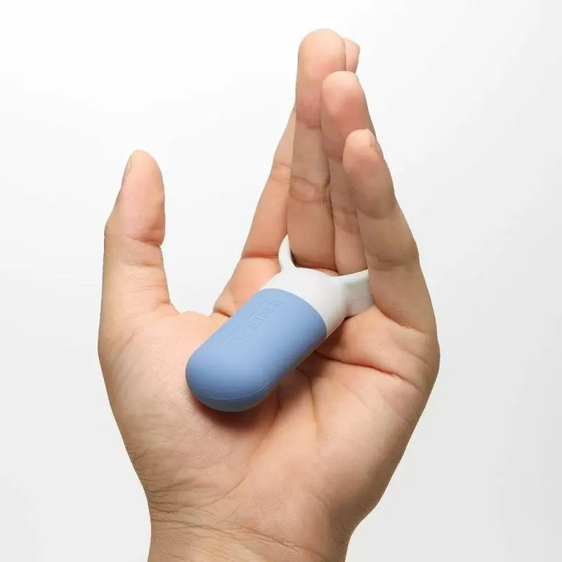 Эрекционное кольцо Tenga SVR One Blue с вибрацией