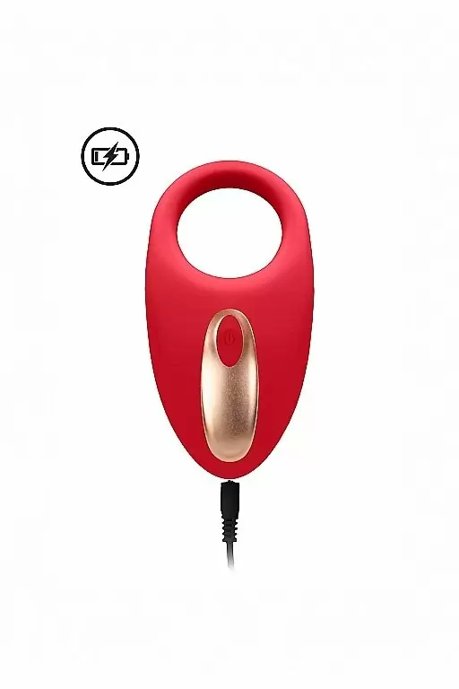 Виброкольцо с вибропультом управления Poise (красный)