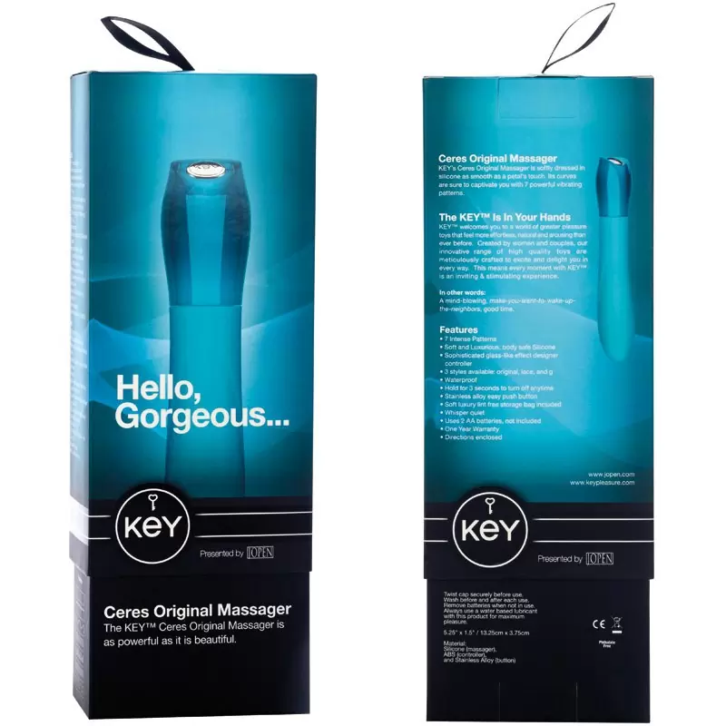 Водонепроницаемый вибратор Ceres Original - Blue