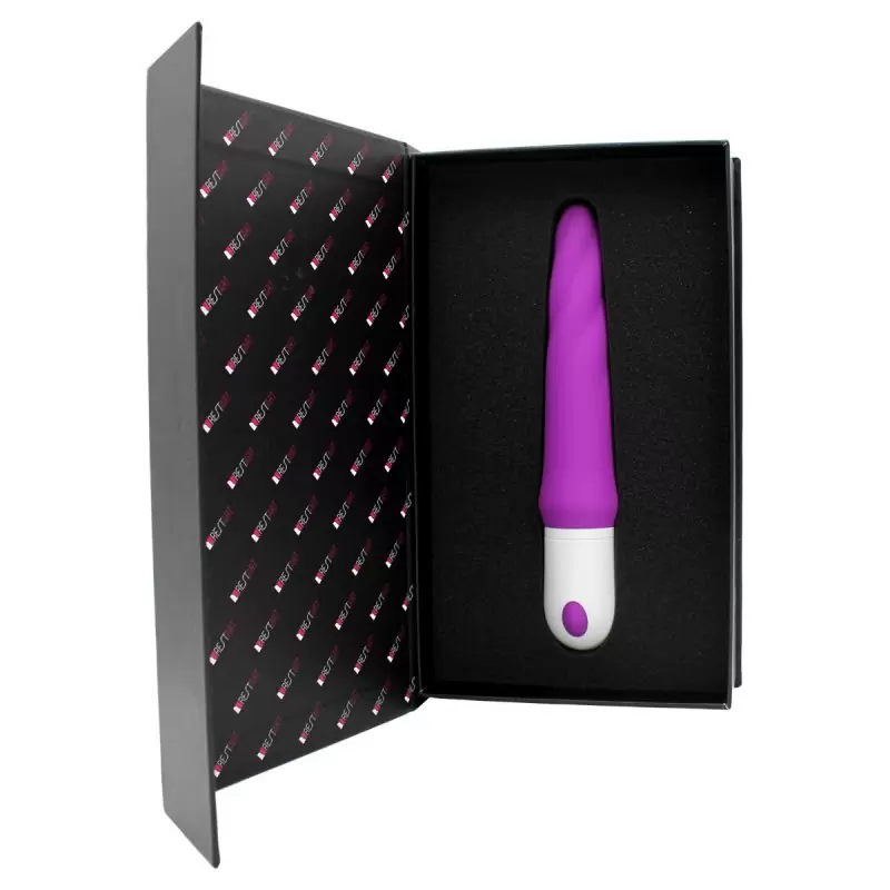 Спиралевидный водонепроницаемый вибростимулятор Sparta – фиолетовый