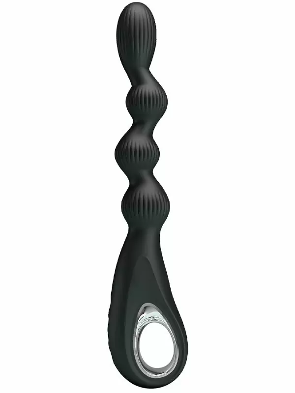 Анальная ёлочка Baile Federer, с вибрацией, 12 режимов, силикон