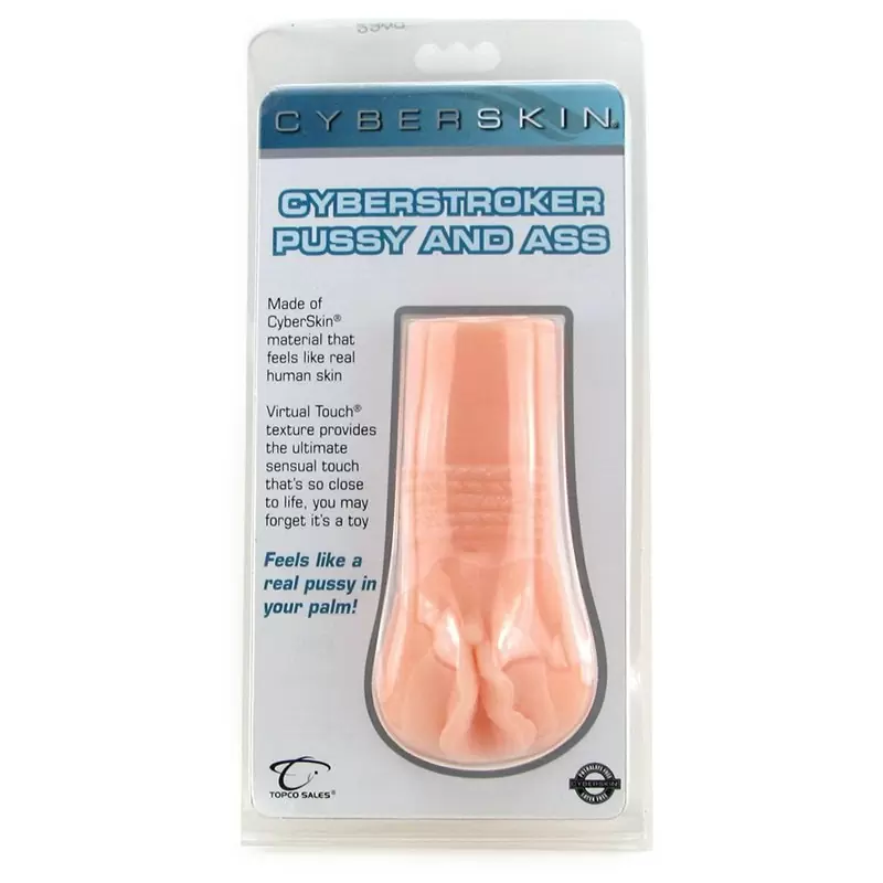 Мастурбатор вагина и анус CyberStroker Pussy and Ass – телесный