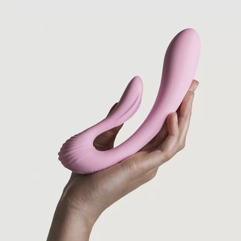 Двойной вибратор G Wave для клитора и зоны G. 15.5 см, 10 режимов вибрации