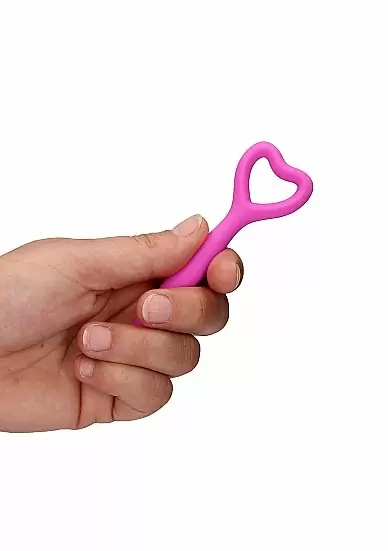 Набор розовых вагинальных расширителей с вибропулей Silicone Vaginal Dilator Set