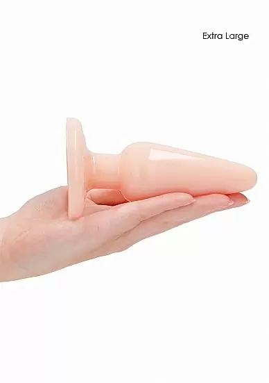 Набор анальных пробок Anal Trainers Kit, 3 размера, 9-12,5 см, телесный