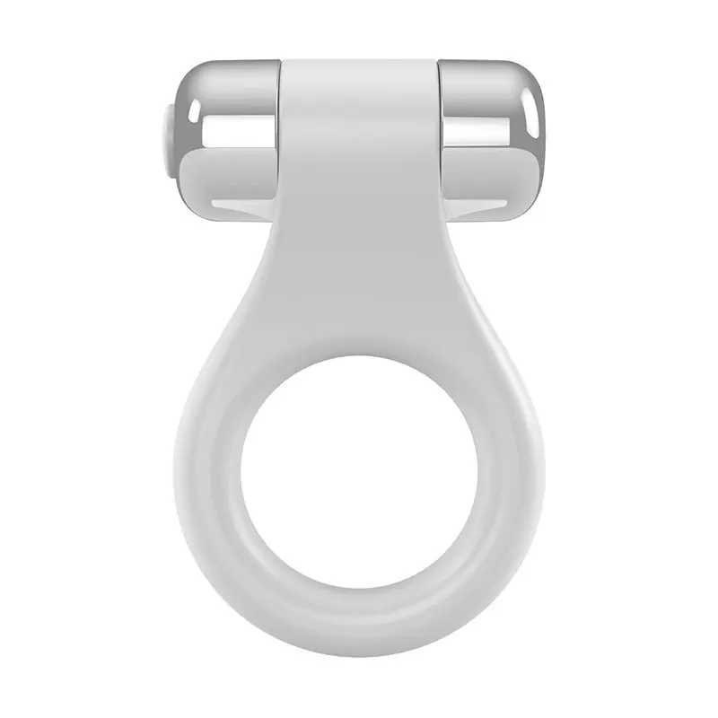 Эрекционное кольцо Ovo  B1 с вибрацией – белый