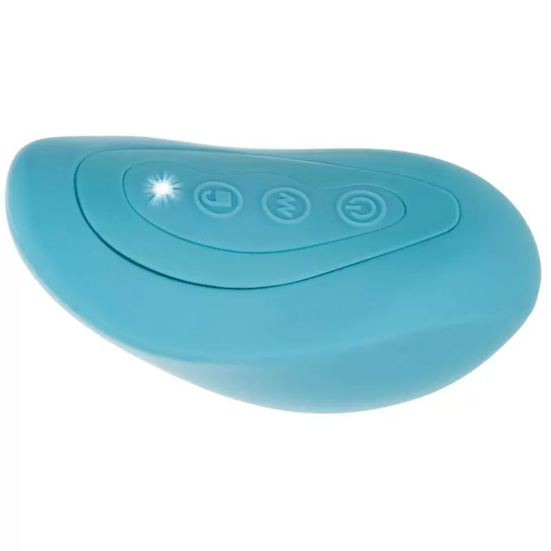 Перезаряжаемое вибро-яйцо Impress Remote Teaser на радиоуправлении – голубой