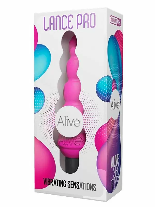 Элегантный анальнаый стимулятор Adrien Lastic Lance Pro, 13,8 см, с вибропулей, 10 режимов, силикон