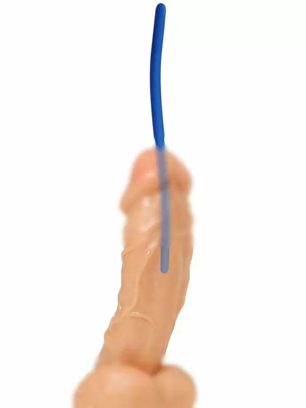 Набор силиконовых уретральных расширителей Invasion, 3 размера, силикон, синий