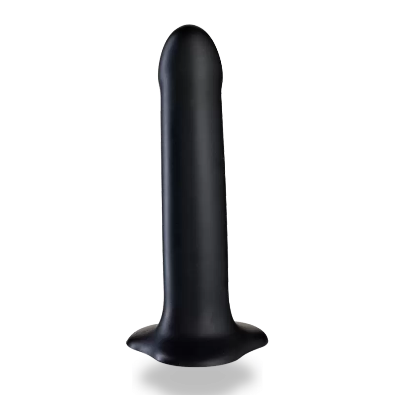 Крупный фаллоимитатор Fun Factory Magnum, с изогнутой головкой,18 см, силикон, черный