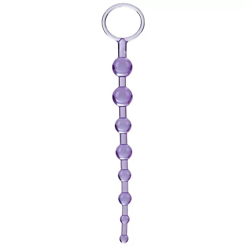 Анальная цепочка First Time Love Beads - фиолетовая