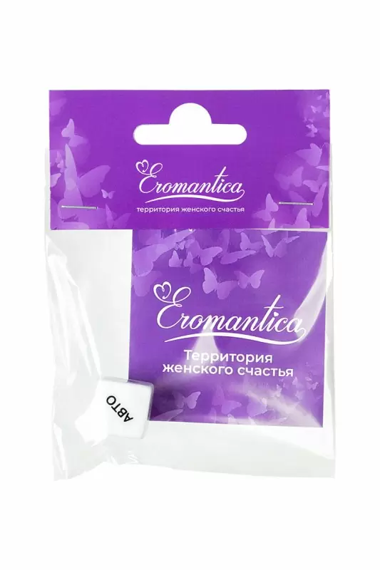Игральный кубик Eromantica «МЕСТА ЛЮБВИ»