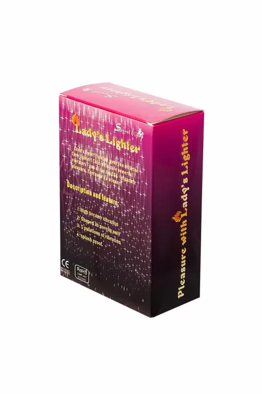 Виброяйцо TOYFA в форме зажигалки - розовый