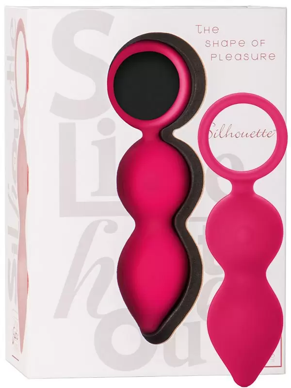 Вагинальные шарики Silhouette S1 перезаряжаемые – красный