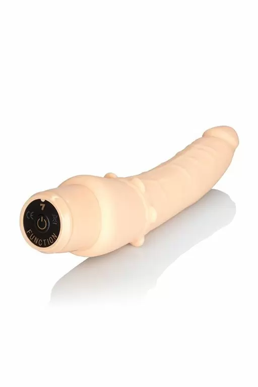 Фаллоимитатор Calexotics Silicone Stud Stiffy Vibe in Ivory - телесный