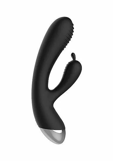 Вибратор-кролик E-Stim Rabbit Vibrator- Black: 10 режимов работы, 11 000 об/мин
