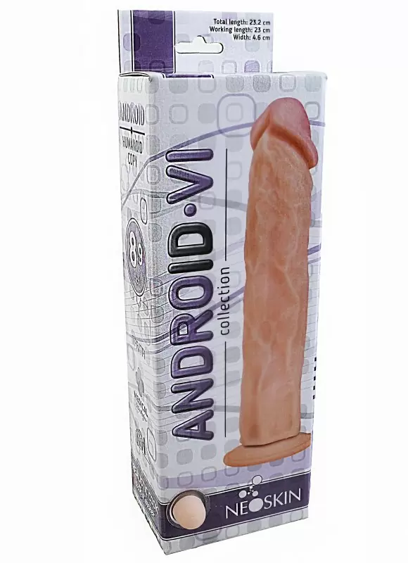 Большой фаллоимитатор NeoSkin Android-VI 8.9