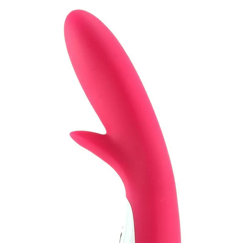 Вибромассажер Danny Divido со стимуляцией клитора – фуксия