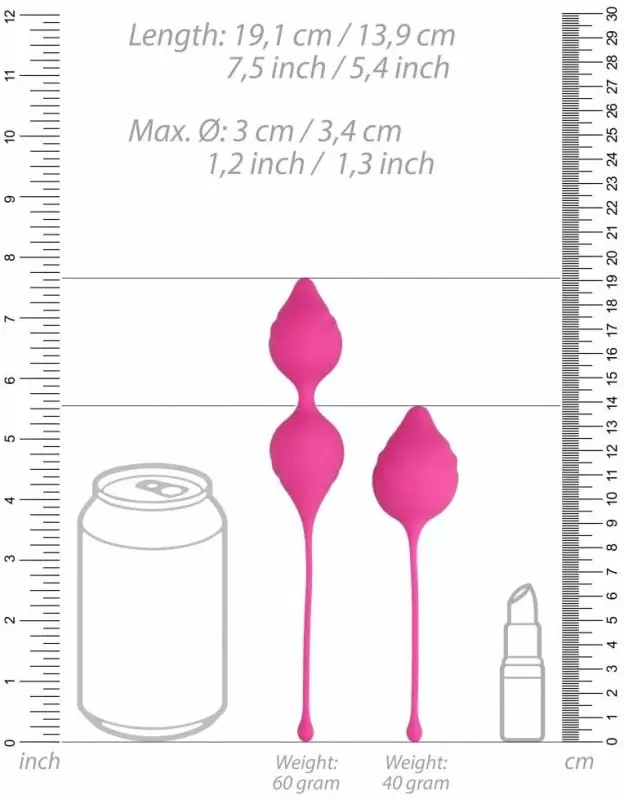 Вагинальные шарики Kegel Balls - Pink