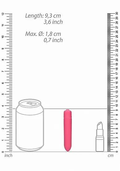 Вибропуля 1 Speed Bullet (розовая)