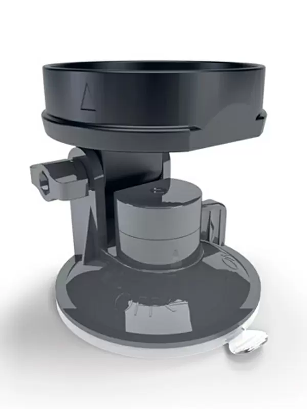 Крепление мастурбатора Mystim Captain Hook на стену, 9 см, черный