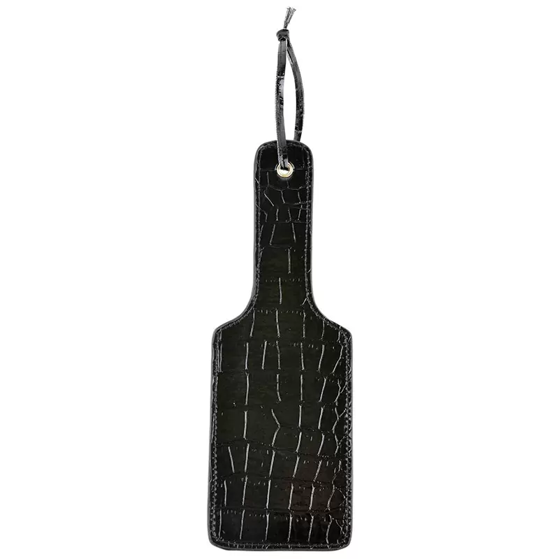 Шлепалка Fetish Fantasy Gold черная с золотом