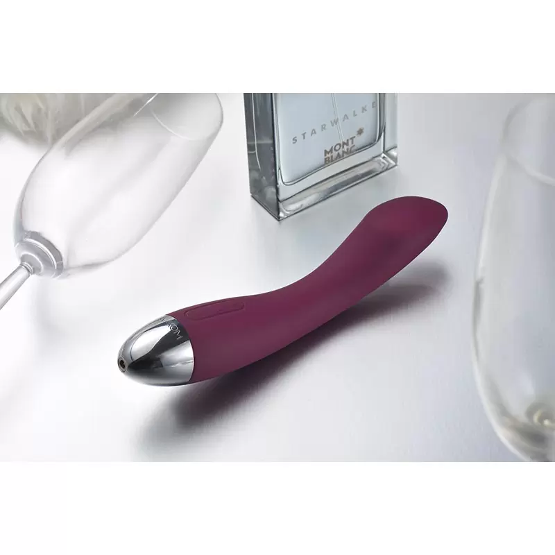 Сенс-вибратор G-точки Lisa включающийся от прикосновений – фиолетовый