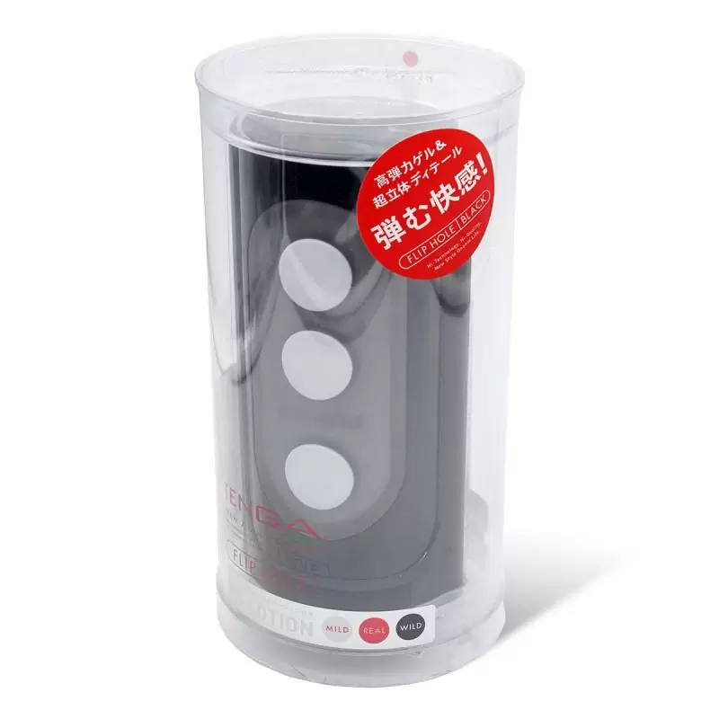 Мастурбатор премиум класса Tenga Flip Hole Black – черный
