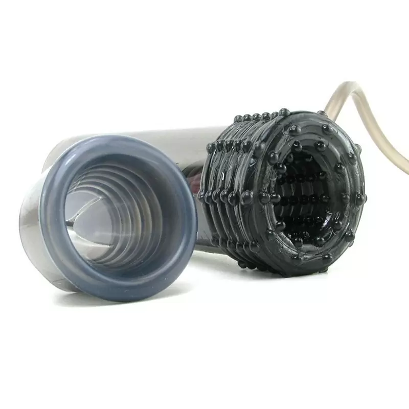 Вакуумная помпа Adonis с двумя насадками – черный