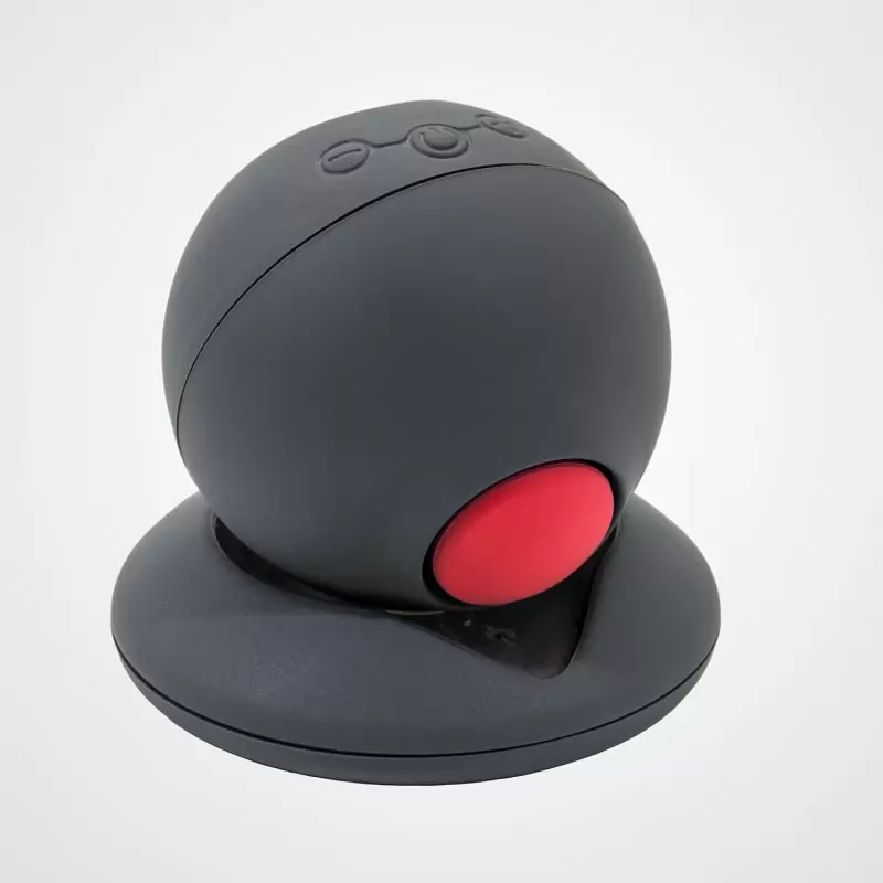 Магнитно-левитационный пульсатор Revel Body SOL с широким диапазоном вибрации – серый с красным