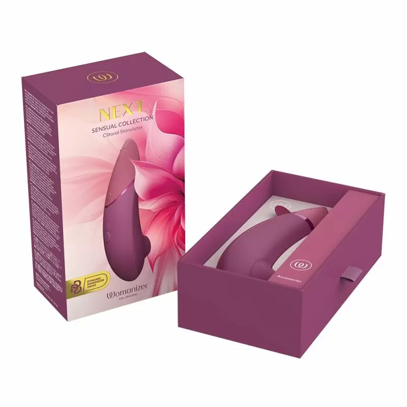 Бесконтактный клиторальный стимулятор «Womanizer Next», темно-розовый