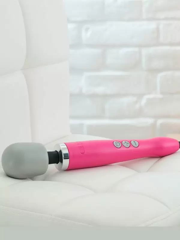 Мощный вибратор Doxy Original, 37 см, силикон, розовый