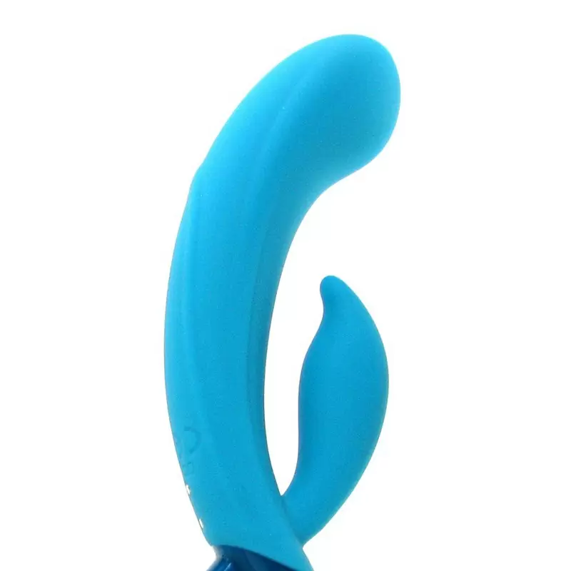 Вибромассажер Leia со стимулятором клитора – голубой