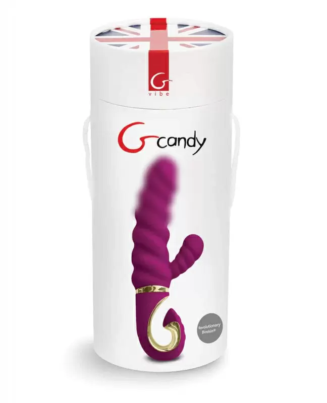 NEW! Потрясающий вибратор Gvibe Gcandy - Sweet Raspberry, 18 см	