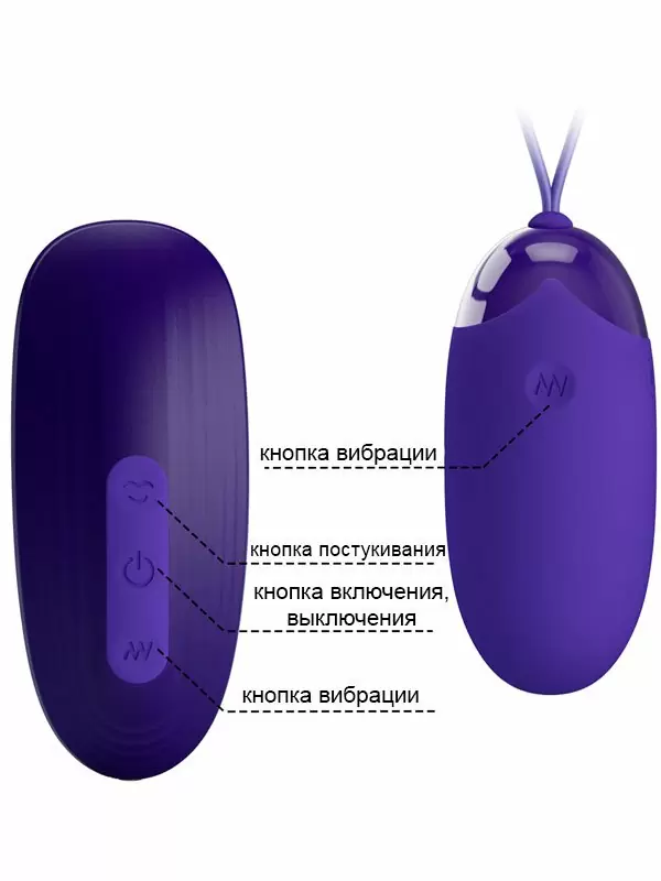 Женский набор Baile Orthus-Youth: Вакуумный стимулятор клитора и виброяйцо, с пультом Д/У, 12 режимов, силикон