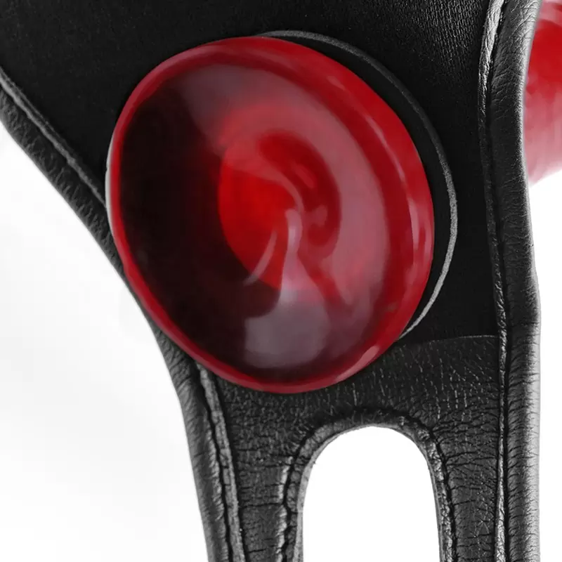 Страпон-трусики Crotchless Harness из винила