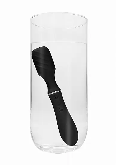 Универсальный вибратор с электростимляцией Electro Vibrating Wand - Black