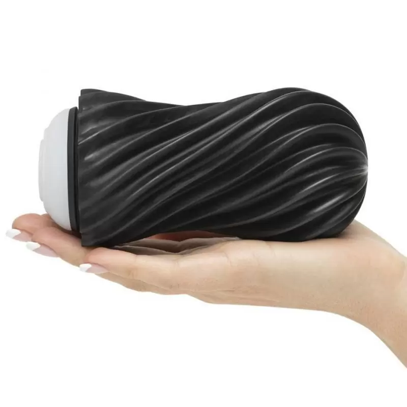 Маструбатор Tenga Flex Rocky Black - черный