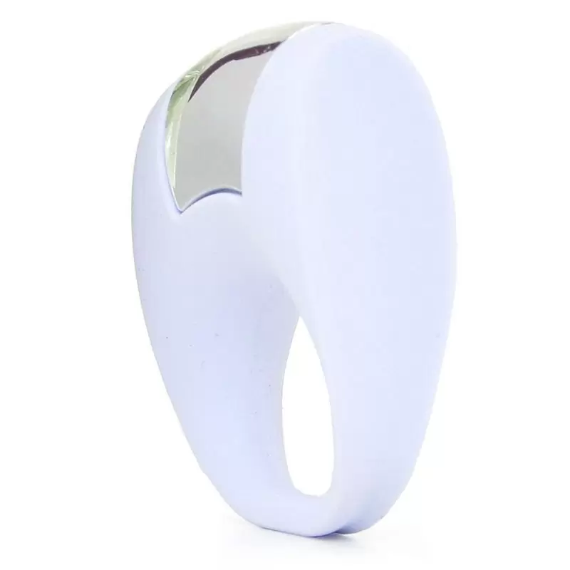 Эрекционное кольцо Ovo B8 с вибрацией – белый